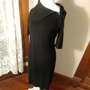 ELLEN Tracy black sweater dress